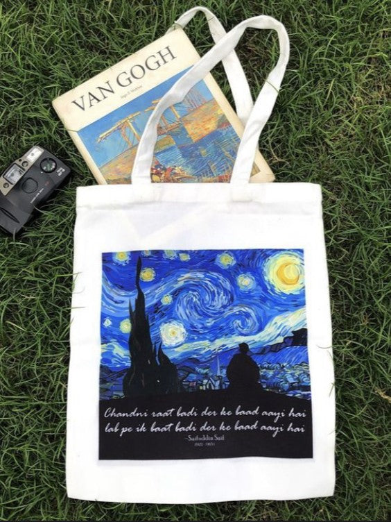 Starry Nights X Chandni Raat Tote bag