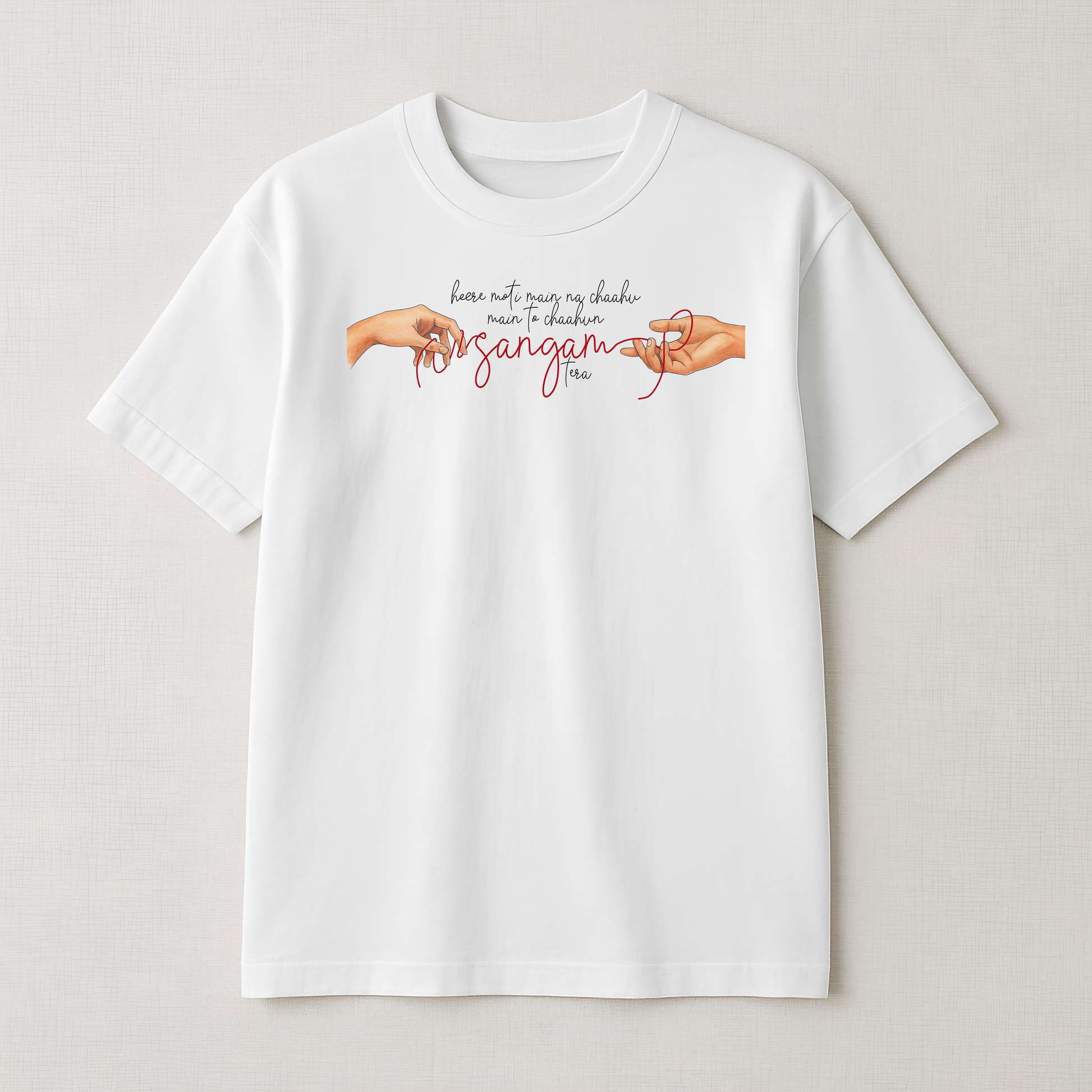 Red String of Fate X Saiyyan - Tshirt | Heere Moti Main Na Chaahu